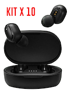 Kit X10 Auriculares Inalámbricos Bluetooth Mipods + Cargador GENERICO A6S