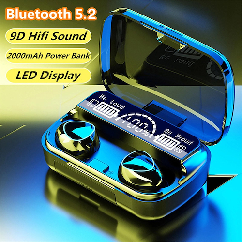 Auriculares Bluetooth Cargador Celular (Superiores al F9-5) GENERICO M10  Pro - $ 4.740 - STI Digital