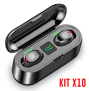 Kit X10 Auriculares In-ear Inalambricos Bluetooth 5.1 GENERICO F9 - $ 48.469