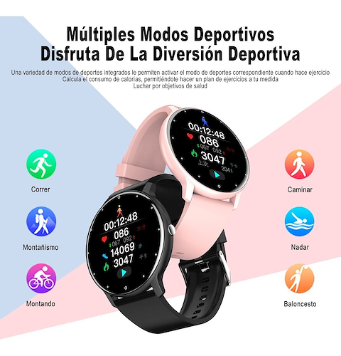 GENERICO Reloj Inteligente Smartwatch Bluetooth ZL02 Sports Fitness