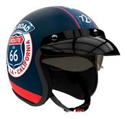 Casco Moto Abierto Vintage Cafe Racer HAWK 721