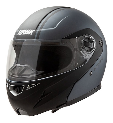 Casco Moto Rebatible Visor Simple HAWK Rs5 Stripe - $ 83.300