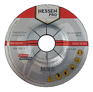 10 Discos De Desbaste Metal Amoladora HESSEN 115 X 6.0 X 22.2 - $ 12.130