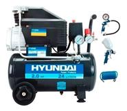 Motocompresor Kit 24 Lts 2Hp HYUNDAI Hyac24de