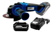 Kit Amoladora Angular + Bateria 4,0Ah + Cargador HYUNDAI Hycag20 / Hybp20-4 / Hybc20 Linea Nueva