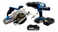 Kit Taladro + Sierra Circular + Bateria 2,0 Ah HYUNDAI Hycd20 / Hyccs20 / Hybp20-2 Linea Nueva