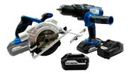 Kit Taladro + Sierra Circular + Bateria 4,0 Ah HYUNDAI Hycd20 / Hyccs20 / Hybp20-4 Linea Nueva