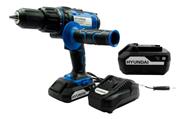 Kit Taladro Percutor 20V 13Mm + Bateria Extra 4,0 Ah HYUNDAI Hycd20 / Hybp20-4 Linea Nueva