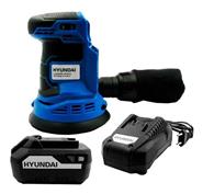 Kit Lijadora Orbital + Bateria 4.0Ah + Cargador HYUNDAI Hycos20 / Hybp20-4 / Hybc20 Linea Nueva