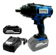 Kit Llave De Impacto + Bateria 2.0 Ah + Cargador HYUNDAI Hycwm20 / Hybp20-2 / Hybc20 Linea Nueva