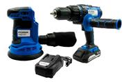 Kit Taladro Percutor 20V 13Mm + Lijadora Orbital HYUNDAI Hycd20 Linea Nueva / Hycos20
