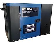 Generador Grupo Electrogeno Insonorizado 18 HP 660 CC HYUNDAI Diesel Trifasico Cerrado