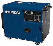 Generador Grupo Electrogeno Insonorizado 8000W 12 HP 456 CC HYUNDAI 073G Diesel Trifasico Cerrado