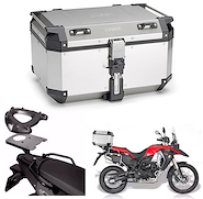 Kit Kappa Baul Aluminio 58 + Soporte Bmw 800 650 KAPPA Kr5107 + KFR580A