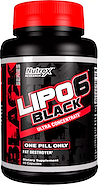 Suplemento Termogenico Quemador De Grasa 60 Capsulas USA NUTREX RESEARCH Lipo 6 Black