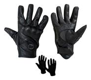 Guantes Motos De Cuero Urbano SAMURAI WARRIOR Barza