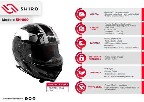 Casco Moto Integral Graficas Benelli SHIRO Sh 890 6.232 STI