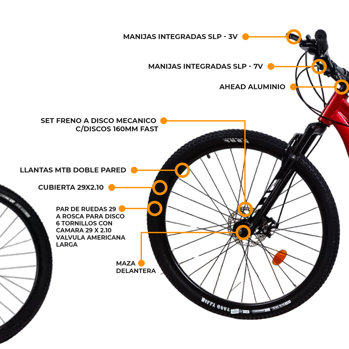 Bicicleta Bike Aluminio 21V Shimano F/Disco SLP 10 Pro 2023 - $ 0,00 STI | Bicicletas - Motos - Herramientas