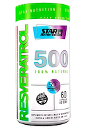 Antioxidante Antiage 100% Natural Sabor Neutro 60 Capsulas STAR NUTRITION Resveratrol 500 - $ 12.351