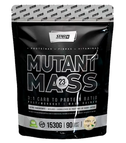 Suplemento Ganador De Masa Muscular STAR NUTRITION Mutant Mass 1.5 Kg - $ 19.202