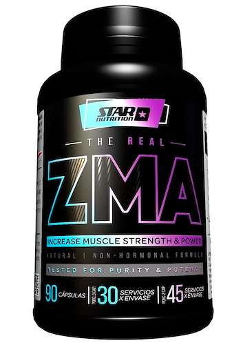 Suplemento Zinc Magnesio Vitamina B6 Hormonal 90 Capsulas STAR NUTRITION ZMA - $ 10.974