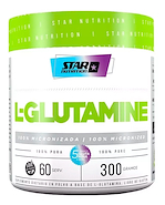 Glutamina Aminoacido Recuperador 100% Micronizada 300 Grs STAR NUTRITION L-Glutamine - $ 26.518