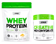 Kit Proteina 2 Lb 908 Gr + Creatina Micronizada 300 Gr STAR NUTRITION Whey Protein / Creatine Monohydrate