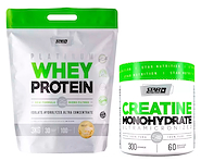 Kit Proteina 3 Kg + Creatina Micronizada 300 Gr STAR NUTRITION Whey Protein / Creatine Monohydrate