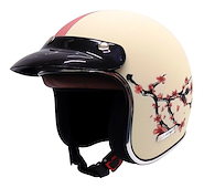 Casco Moto Abierto Vintage Mujer Dama VERTIGO Wind