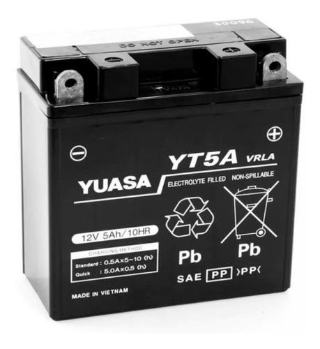 Bateria Para Moto Yb5l-B / 12N5-3B Gel YUASA Yt5a - $ 41.030