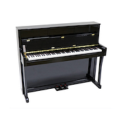 BLANTH BL880 POLISHED BLACK Piano Vertical Hibrido 88 Teclas Accion Martillo Sensitivas