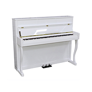 BLANTH BL880 POLISHED WHITE Piano Vertical Digital 88 Teclas Accion Martillo Sensitivas
