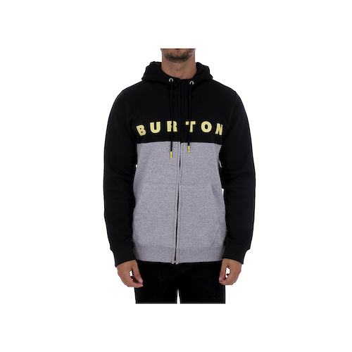 BURTON VIRTUAL FZ HOODIE BK GRY