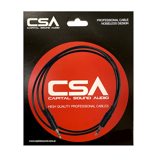 CSA AC132 1M PLUG 3,5 STEREO A  PLUG 3,5 STEREO
