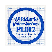 D'ADDARIO PL012 PLAIN STEEL