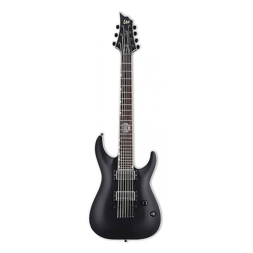 ESP LTD AJ7 BLKS BLACK SATIN ANDY JAMES