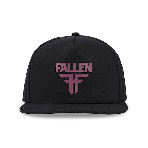 FALLEN INSIGNIA FLAT BLACK ENZYMATIC WASH / GRAPE