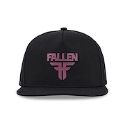 FALLEN INSIGNIA FLAT BLACK ENZYMATIC WASH / GRAPE