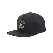 FALLEN CIRCLE LOGO CAP BK YELLOW