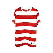 FAMILY ARG STRIPPED RED LINE Remera