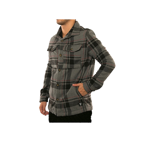 HANG LOOSE CAMISACO HL CHECK GRIS