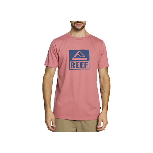 REEF CLASSIC BLOCK TEE ROSA / AZUL