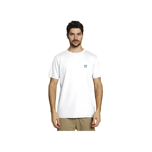 REEF SMALL LOGO PLUS TEE BLANCA