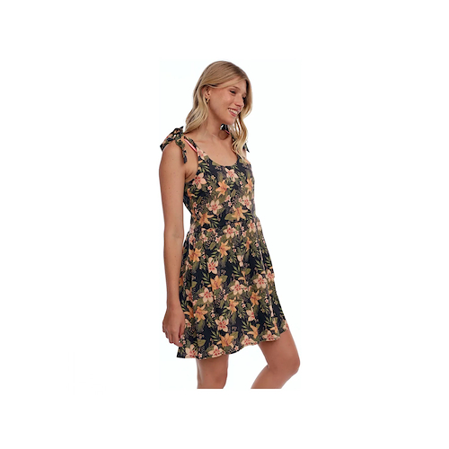 REEF BECKY DRESS BLACK
