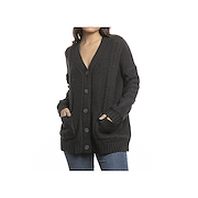 RUSTY CHER CABLE CARDIGAN LD