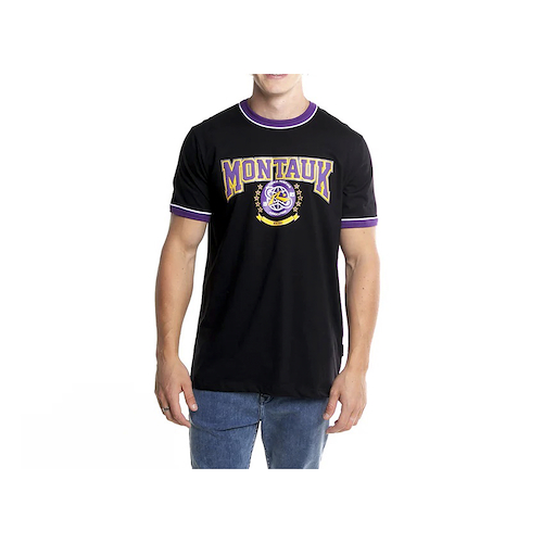 RUSTY MONTAUK TEE NEGRA