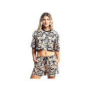 RUSTY CUTOUT CROP RELAXED TEE