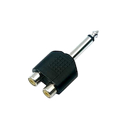 SUPERFIX ADA062 FICHA ADAPTADOR 2 RCA A 1/4 TRS