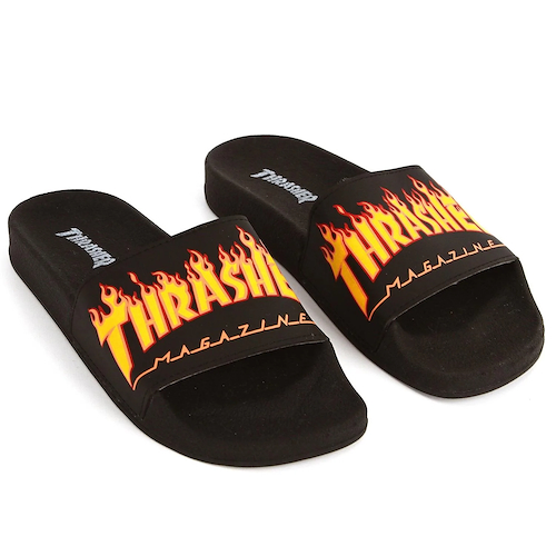 THRASHER SLIDERS MAGAZINE FLAME