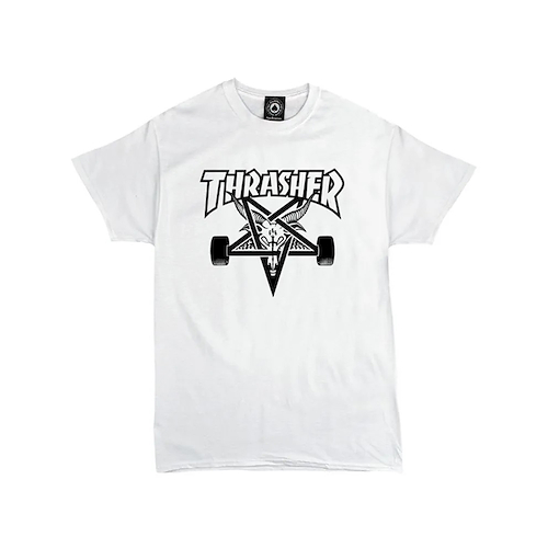 THRASHER MEN SKATEGOAT BLANCA